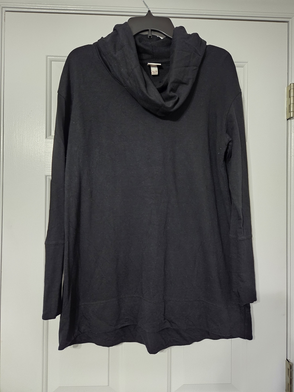 Women's Black Cowl Neck Sweater